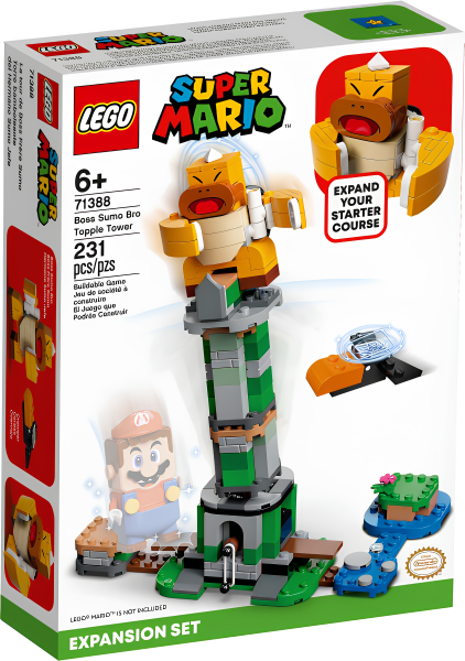 Конструктор LEGO Super Mario 71388 Падающая башня босса братца-сумо Уценка Used ( без коробки , без инструкции )